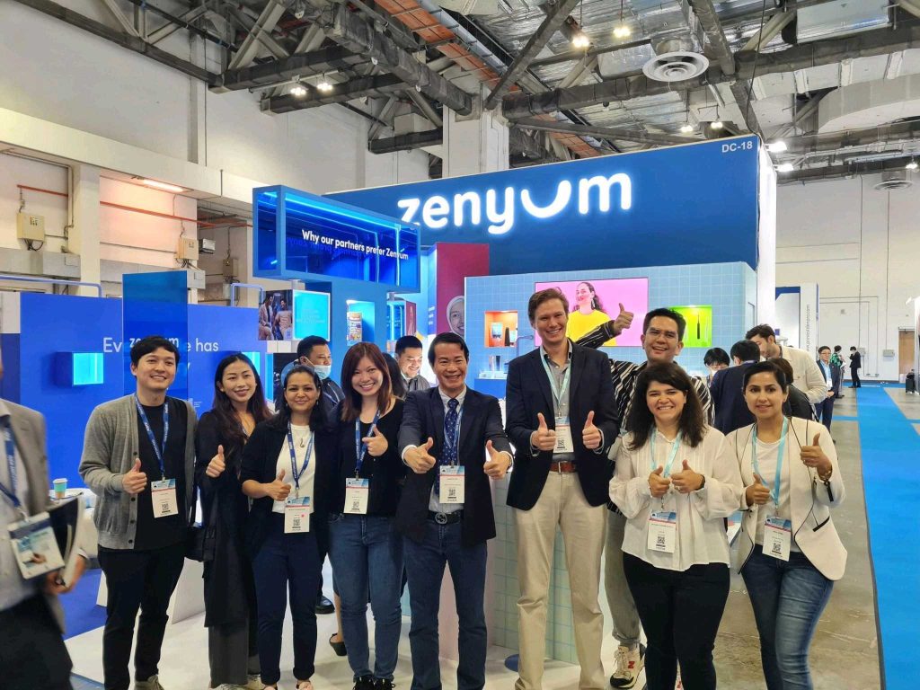 Zenyum's CEO and staff at IDEM Booth